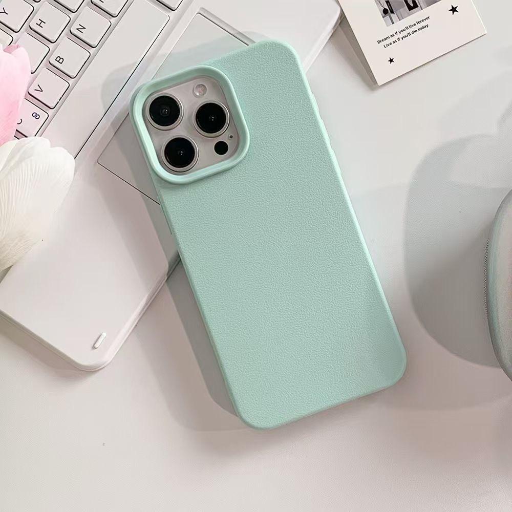 Однотонный силиконовый чехол для iPhone 16 Pro 15 Pro Max 14 Plus 13 12 11 Защита линзы Ударопрочный мягкий чехол из ТПУ