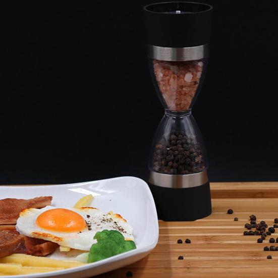 2 In Pepper Mill 1 Dual Salt Grinder Sesame Spice Shaker Kitchen