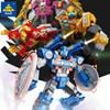 KAZI 12 Constellation Robot Toys Children's Educational Assembly Diy Small Particle Building Blocks Boy Birthday Gift