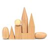 10Pcs/Set Solids Aids Kids Geometric Educational Wooden Learning  Toy