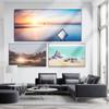 Абстрактная картина маслом морской закат ХУДОЖЕСТВЕННЫЙ ПЛАКАТ ХОЛСТ ЖИВОПИСЬ гостиная офис коридор украшение дома фреска без рамки