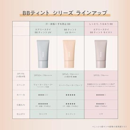 FASIO BB-крем Airy Stay Tint UV 02 Светло-бежевый 30 г SPF50+ PA++++