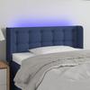 VidaXL LED Headboard Bedroom Furniture Single Bed Accessory Headboard Bed Frame Interior Blue 3123658