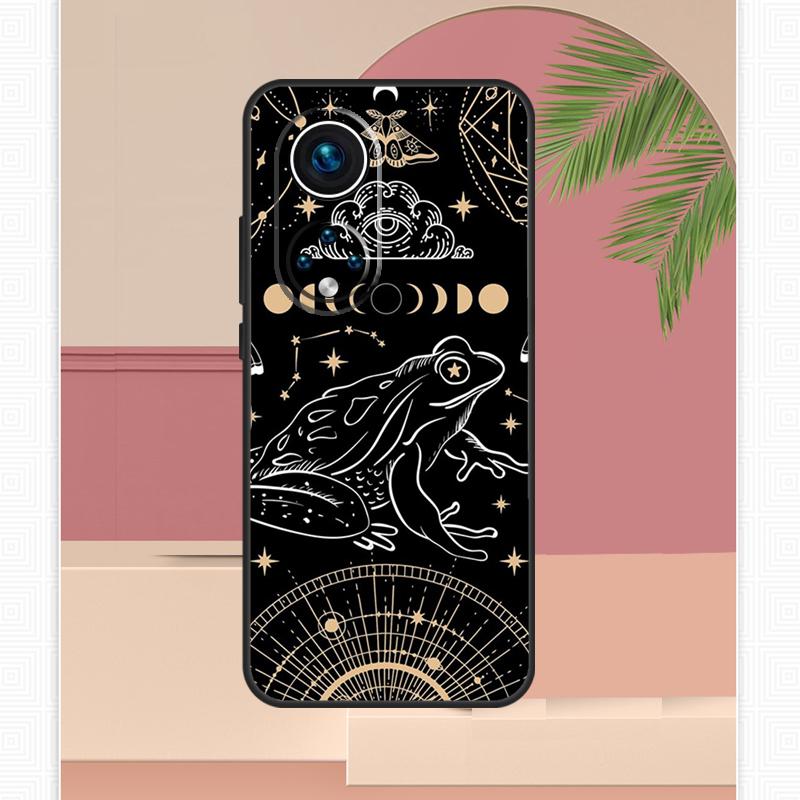 Коттеджкор Магический Гриб Лягушка Луна Чехол Для Honor Magic 7 Lite 5 6 8 Pro Honor 200 400 X9c X9b X9a X8b X8a X8c 50 70 90 Обложка
