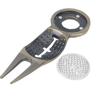 Divot Repair Tool Zinc Alloy  Divot Repair Tool Magnet with Marker Line for Training Practicing