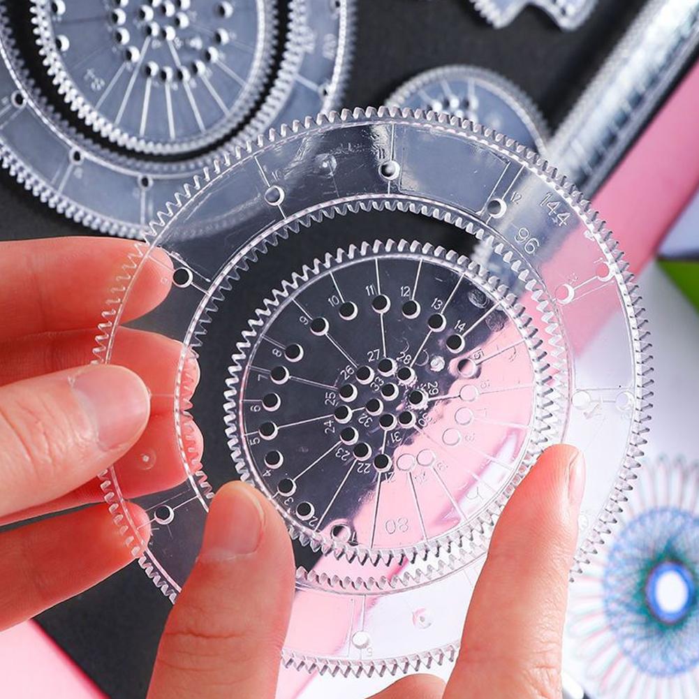 Набор из 22 предметов для спирографа для создания креативных геометрических рисунков и обучения