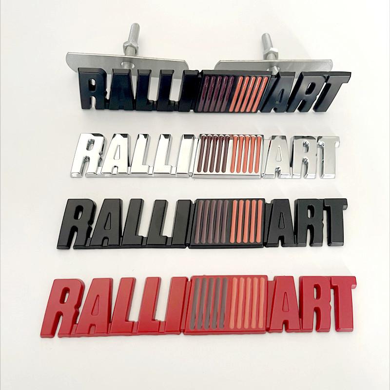 3D Металлическая Наклейка-Эмблема RalliArt на Переднюю Решетку и Задний Багажник Для Mitsubishi RalliArt Lancer Ralli Art 9 10 Asx