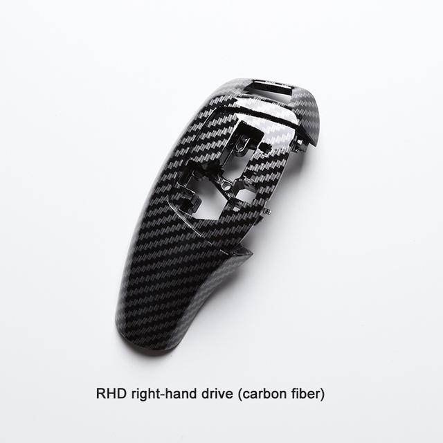 Авто LHD RHD Накладка на рычаг переключения передач для BMW F10 F30 Набалдашник рычага переключения передач Аксессуары для интерьера Настоящее углеродное волокно 6 цветов