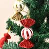 4 Pcs Christmas Candy Decorations Glitter Hanging Candy Ornaments Brightly Colored Candy Pendant for Xmas Tree Party Decor