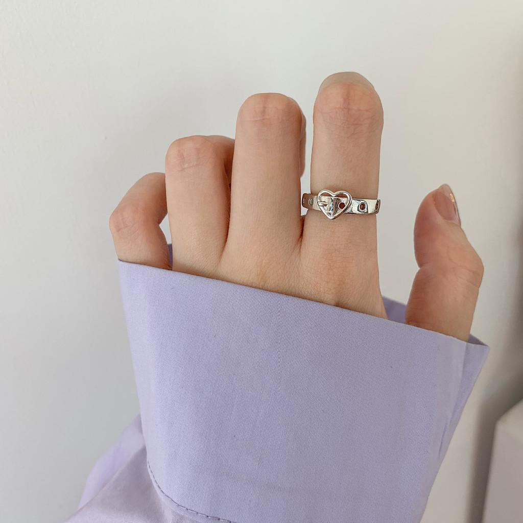 925 Регулируемое Элегантное Кольцо из Стерлингового Серебра Геометрического Стиля для Женщин Трендовое