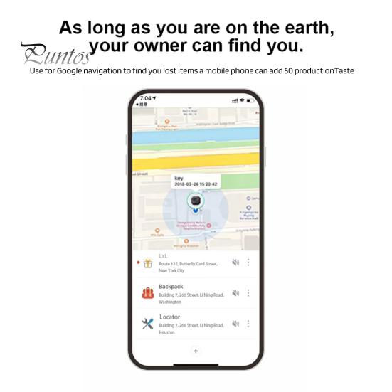 Беспроводной мини-GPS-трекер с защитой от потери ключа сигнализации, детская сумка, поиск кошелька, приложение, GPS-запись, смарт-тег, Bluetooth-совместимое устройство слежения для iPhone для