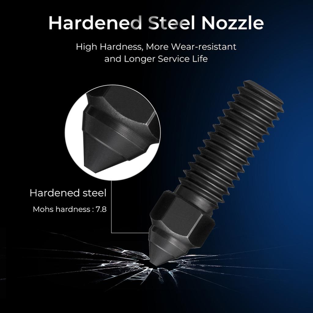 CREALITY Новое сопло из медного сплава и закаленной стали. Комплект сопел K1, поддерживающий высокоскоростную печать.