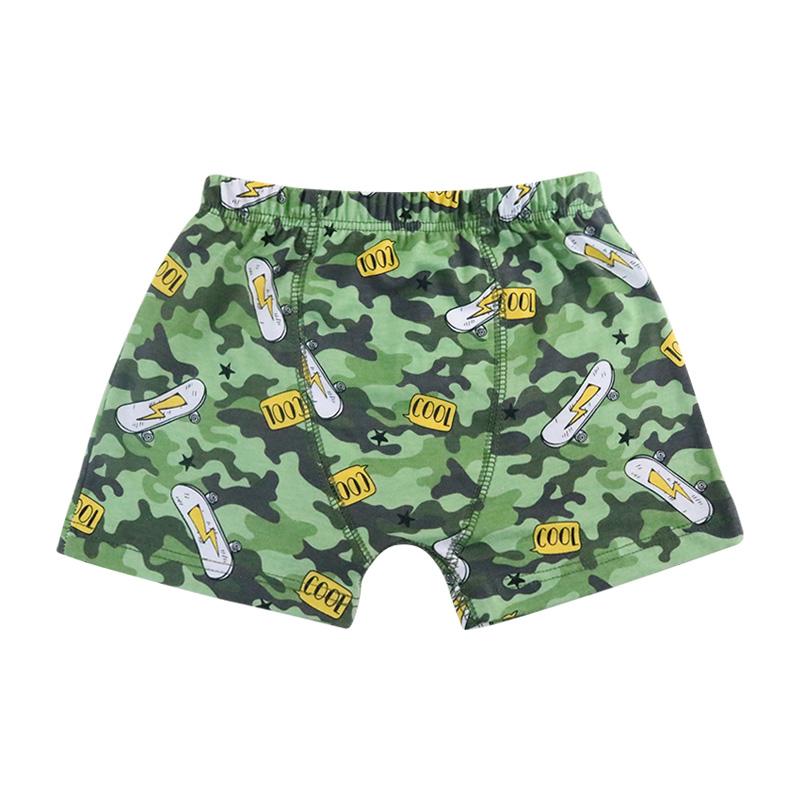 Детские камуфляжные трусы для маленьких мальчиков, трусы-боксеры с героями мультфильмов, детские трусы для детей 2–5 лет