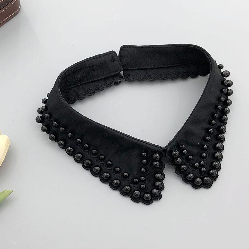 Pearl Women Shirt False Collars Crystal Removable Collar Women Necklace Fake Collar Detachable Diamond Clothing Accessories