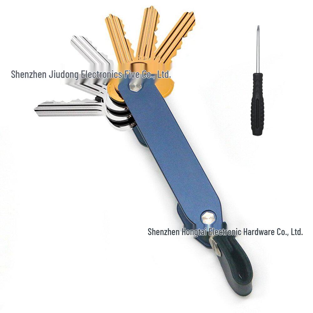 Алюминиевый органайзер для ключей с трекером Airtag и пряжкой для хранения на открытом воздухе