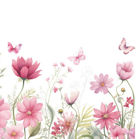 Наклейка на стену романтический цветочный узор бабочки самоклеящаяся отличная липкость противоскользящая влагостойкая наклейка для украшения стены спальни гостиной