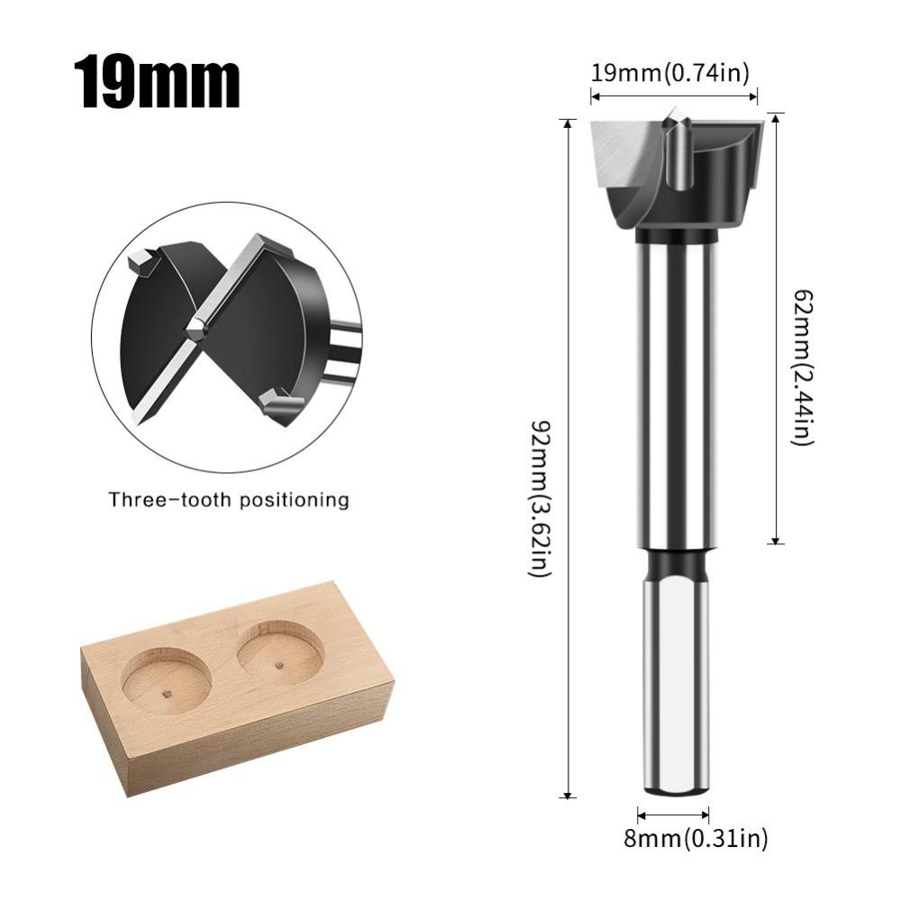 12-22mm Drill Bit Tungsten Carbide Hole Saw Cutter New Hinge Boring Bit