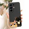 For Tecno Camon 50 Pro 4G CN5c Cute Cat Flower Cartoon Phone Case For Tecno Camon 50Pro 4G Soft Silicone Covers Bumpers