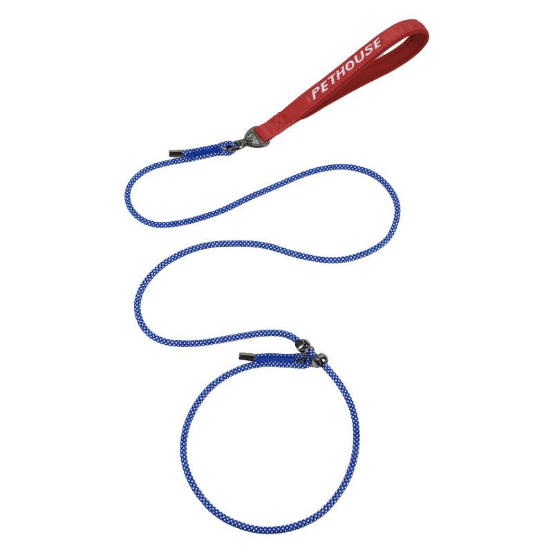 Slip Lead Dog Leash For Puppy Small Dogs Training And Walking Nylon Rope Leash Pet Anti-choking P-sharped Dog Slip Chains Collar