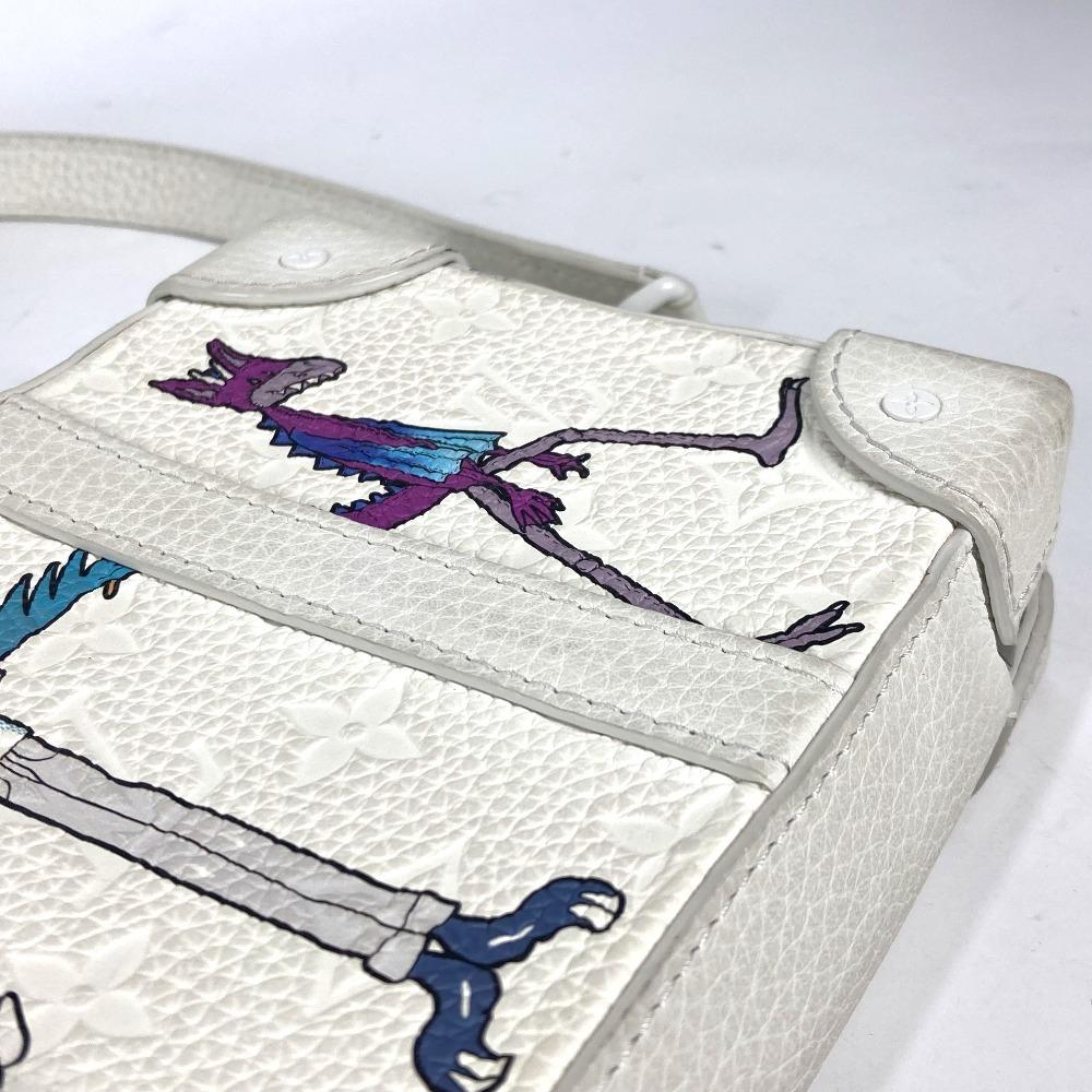 Louis Vuitton M80146 LV Friends Monogram Мягкий Сундук 2WAY Клатч Сумка на плечо