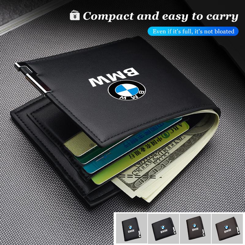 Car Mounted Driver License Holder Wallet Luxury Leather Design For BMW G30 G20 M3 M5 E91 E92 E93 E36 E70 X3 X4 X5 X1 E39 F30 cwdf40