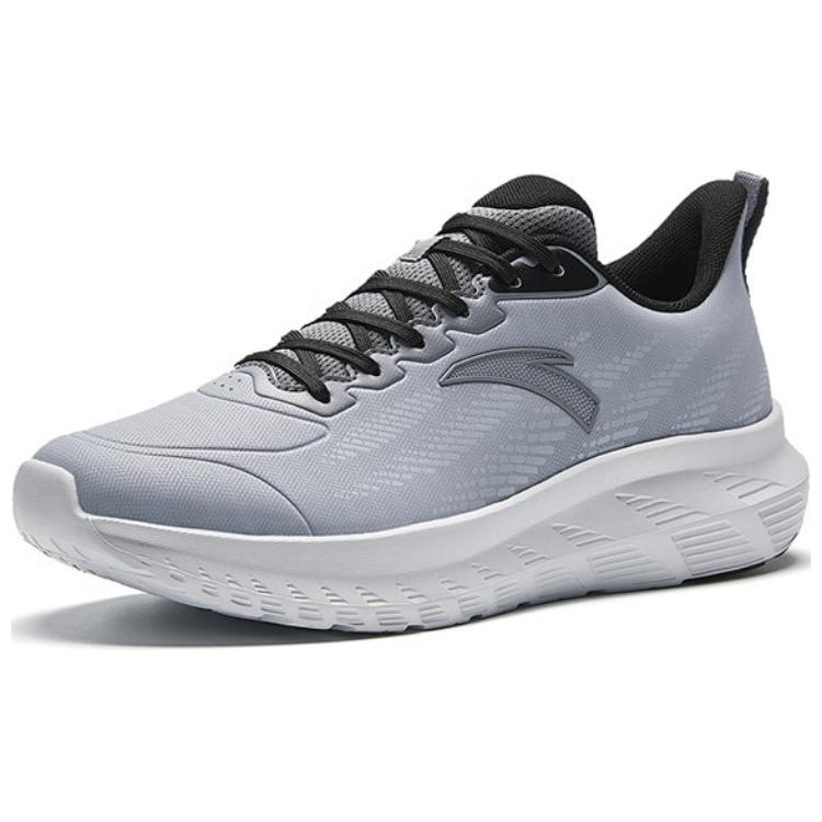Anta Lightweight Cloud Comfortable Simple Non-Slip Wear-Resistant Low-Top Casual Running Shoes Men Sneaker Gray 112345530-5