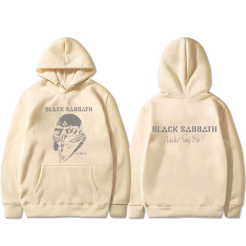 Heavy Metal Rock Band Black Sabbath Tour Hoodie Ozzy Osbourne Pullover Winter Hoodies Men Women Gothic Vintage Sweatshirt