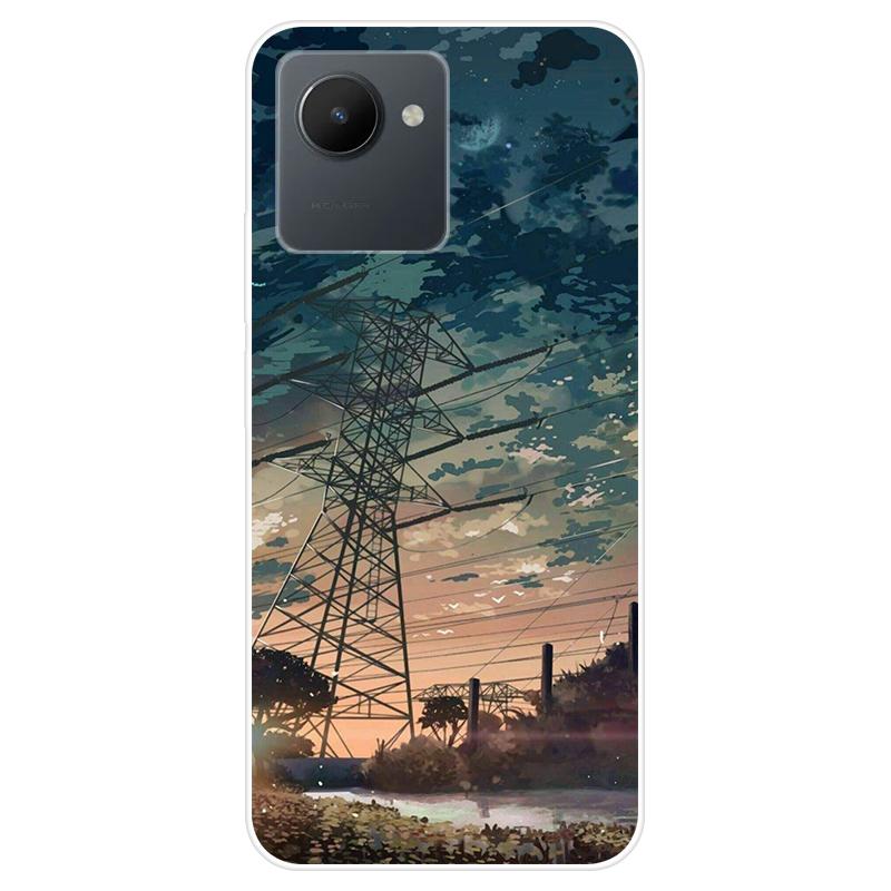 Для Realme C30S C 30S RealmeC30S чехол Мягкая силиконовая задняя крышка Чехол для телефона с рисунком из мультфильма Разнообразие