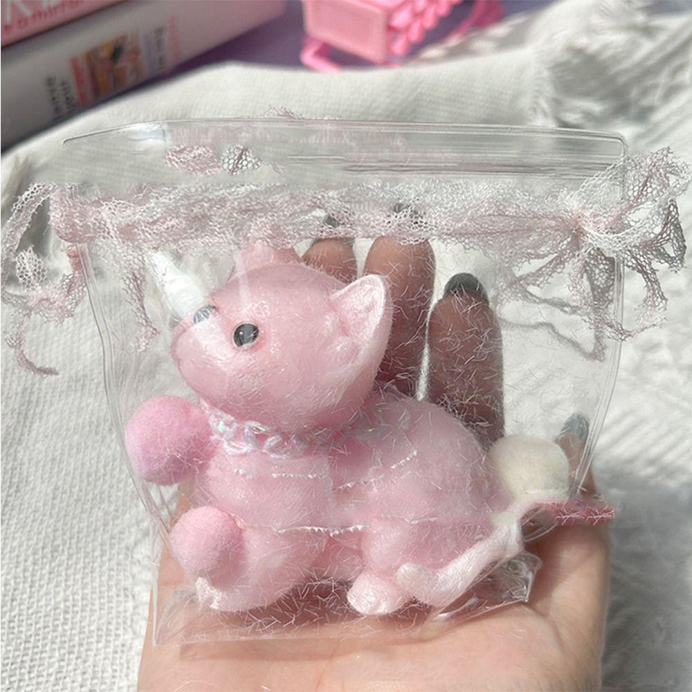 TPR Cat Squeeze Toy Plush Pinch Decompression Toy Interesting Cartoon Fidget Toy  Kids Tricky Doll