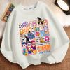 Children's Witch Hunt Team Round-neck Hoodie for Autumn and Winter, Loose Long-sleeved Casual Tops for Boys and Girls