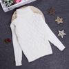 2T-10T Pure Color Spring Boy Girl Kid Thick Knitted Bottoming Turtleneck Shirts Solid High Collar Pullover Sweater