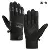 Mens Cycling Gloves Winter Warm Fleece Lined Touchscreen Windproof Anti-Slip Full Finger Bike Riding