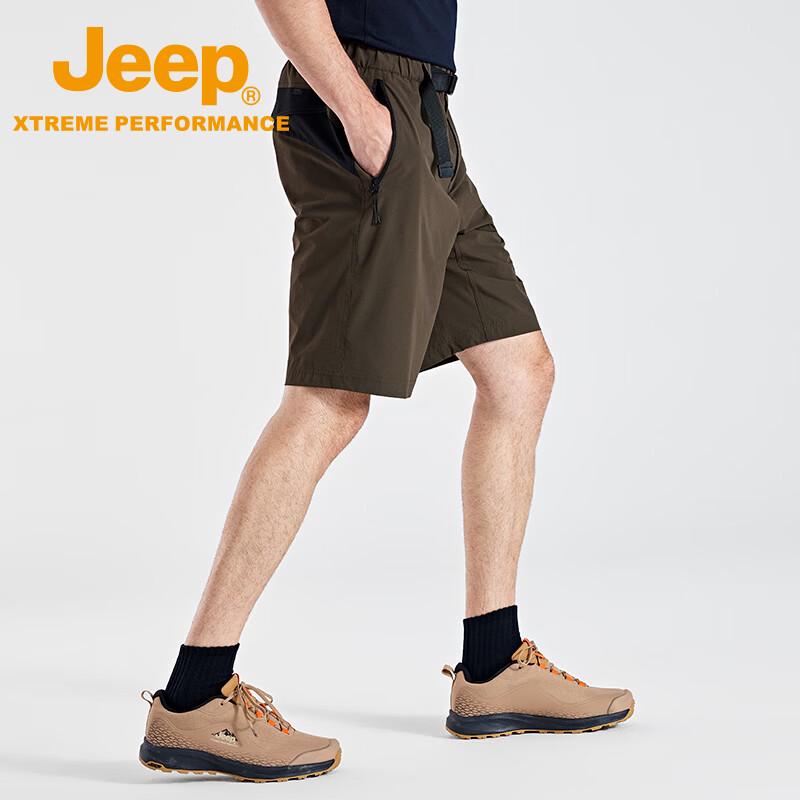 Jeep Мужские летние быстросохнущие шорты для хайкинга на открытом воздухе