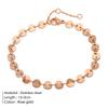 EMANCO Not Fade Adjustable Stainless Steel Bracelet Ankle Bracelets for Women Best Friend Dainty Bracelet Wholesale Jewelry