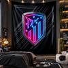 Wall Hanging Tapestry Atletico Madrid Print Cloth for Living Room Bedroom Home Decor
