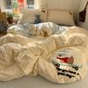 Class A Card Ventilated Towel Embroidered Bed, Cotton Pure Cotton Bed Sheet Quilt Cover Student Dormitory Quilt Cover