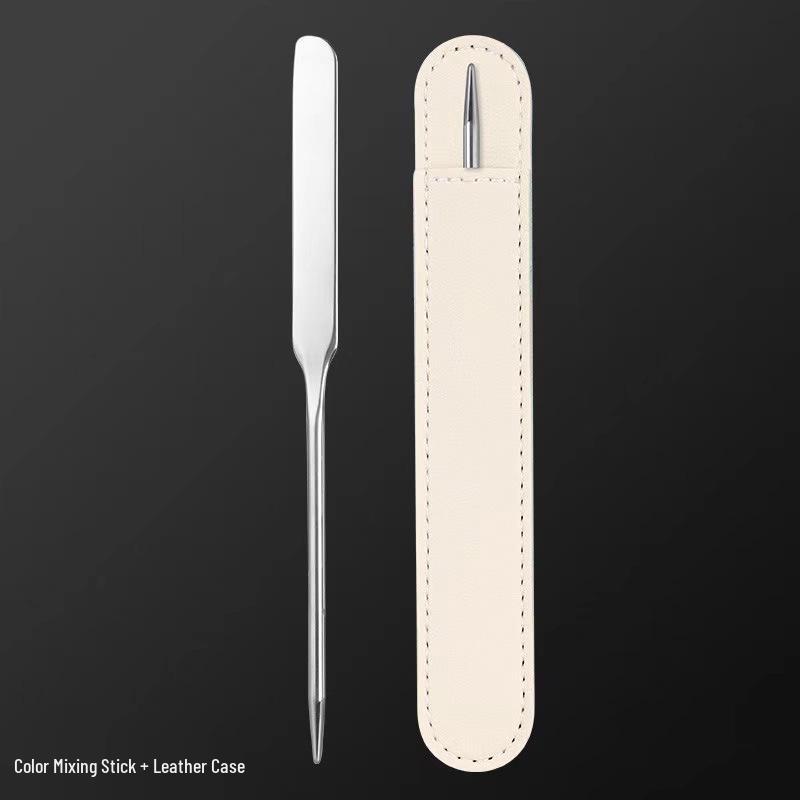 Стерильная стальная шпатула для макияжа, смешивания, микропигментации и скребка для лица.