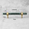 Long Bar Natural Marble Wardrobe Handle Cabinet Drawer Door Knobs Brass Furniture Handles For Kitchen Shoe Wine Cupboard Pulls