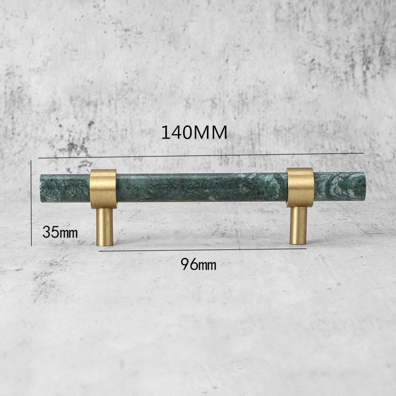 Long Bar Natural Marble Wardrobe Handle Cabinet Drawer Door Knobs Brass Furniture Handles For Kitchen Shoe Wine Cupboard Pulls