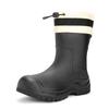 Bundle rain shoes medium tube women's fashion rain boots outdoor waterproof shoes piled thickened short tube adult water boots women