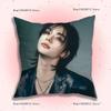 Singer HHyunjinS Pillow Case Plush Fabric Soft Pillowcase Double Sided Print Sofa Cushion Cover Throw