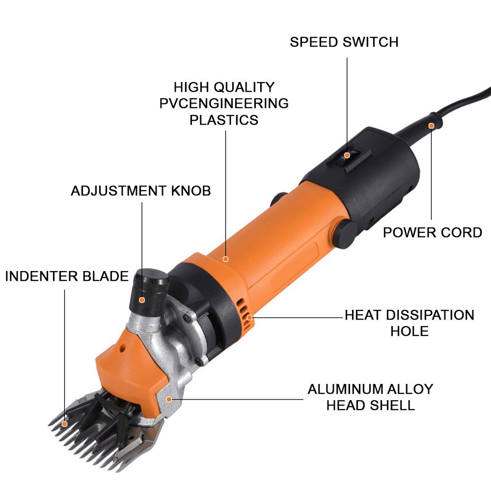 Sheep Shears Electric Clippers 690W Professional Farm Livestock Shearing Machine 6 Speed Pressure