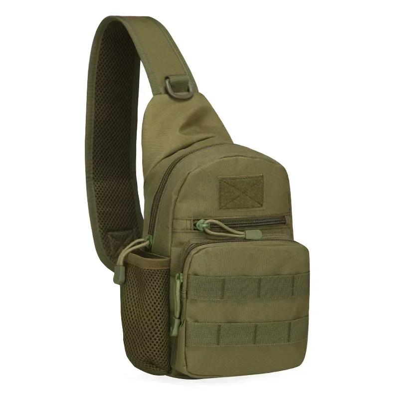 Shoulder Bag Hiking Backpack Men's Nylon Outdoor Hunting Camping Fishing Molle Hiking Chest Sling Bag