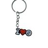 Creative Sports Keychain: Soft PVC Rubber Keyring for Football, Basketball, Volleyball, Rugby Bag Pendant