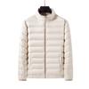 Легкий пуховик мужской 2025 осень и зима теплый новый трехзащитный стеганый жакет женский жакет пуховая подкладка