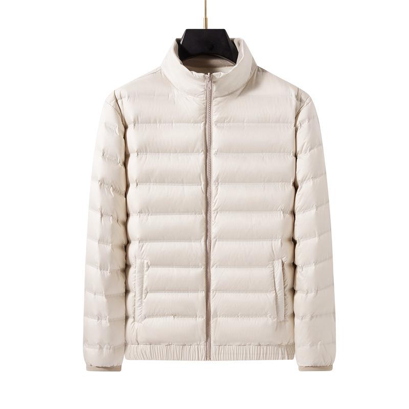 Легкий пуховик мужской 2025 осень и зима теплый новый трехзащитный стеганый жакет женский жакет пуховая подкладка