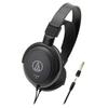 Audio-Technica ATH-AVC200 Headphones Wired for Music/Movie Viewing/Cable 3m/6.3mm Standard/3.5mm Mini Connection Black