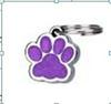 Подвеска для собачьего жетона с гравировкой в виде мультяшной лапы медведя - цинковый сплав, идентификационная пластина с защитой от потери