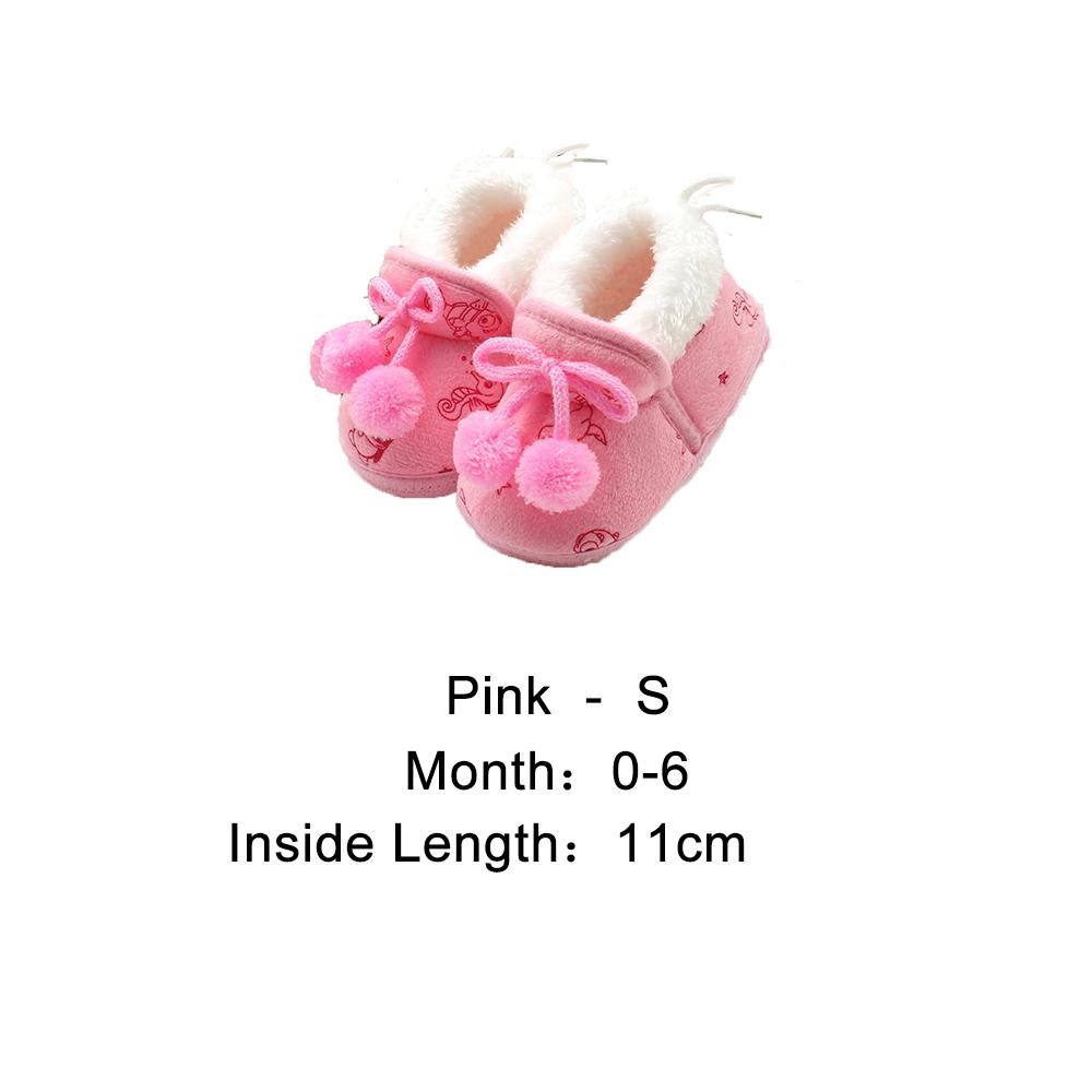 Toddler First Walkers Infant Bowknot Baby  Shoes Winter Boots First Walkers