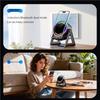 Беспроводное зарядное устройство Bluetooth-колонка Сильный магнитный держатель для телефона RGB-подсветка Портативный HIFI-звук Сабвуфер Бумбокс Держатель для мобильного телефона Держатель для планшета